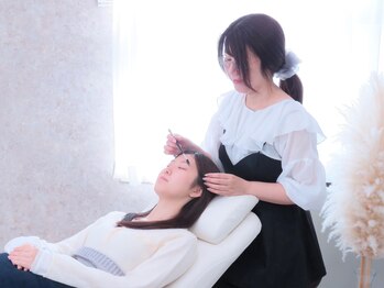 ビューティーネイルズ メロウ(Beauty Nails mellow)の写真/大通駅1分★お忙しい方の貴重な美容DAYに◎【眉×ネイル同時施術】1度の来店で理想の全身美が叶う♪