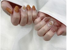 08ネイル(08 nail＆school)/ぷっくりフラワー☆