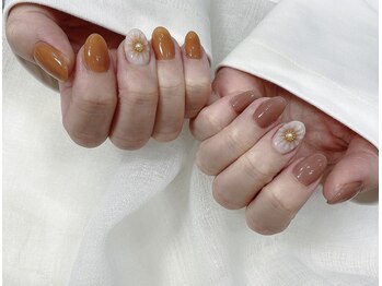 08ネイル(08 nail&school)/ぷっくりフラワー☆