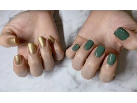 非対称ネイル