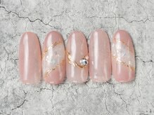 エムズネイル 高木店/大理石ネイル