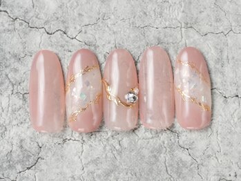 エムズネイル 高木店/大理石ネイル