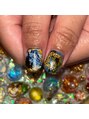 チャーレム ネイル(charlem nail)&nbsp;手描きはお手のものです。