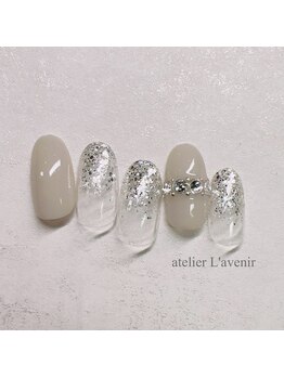 アトリエラブニール/グレージュネイル