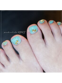 瑠璃(RURI)/フットネイル