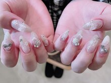 レアネイル 新宿(le'a nail)/雪の結晶デザイン