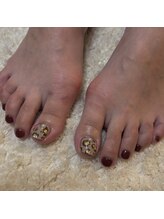 カメリア(camelia)/フット2本アート