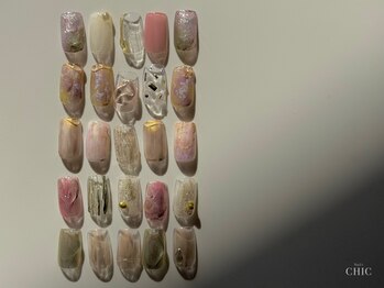 ネイルズシック(Nail's CHIC)の写真/《定額プラン7500円～》最新トレンドのアートを定額で♪人気のデザインを通いやすい価格でご提供◎