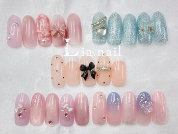 リアネイル(Lia.nail)の写真/【定額コースが豊富！4種類のコースから選べる定額デザイン￥6280～】
