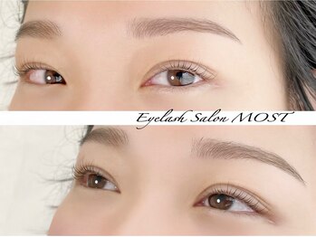 モスト(MOST)の写真/【まつげパーマならお任せ下さい！】一人一人のお目元に合わせて丁寧に仕上げます