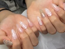 ユニネイル 池袋(Uni Nail)/ピンクレースネイル