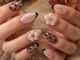 シースルードットネイル