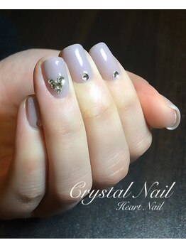 クリスタルネイル ボンベルタ橘店(CRYSTAL NAIL)/シンプルネイル