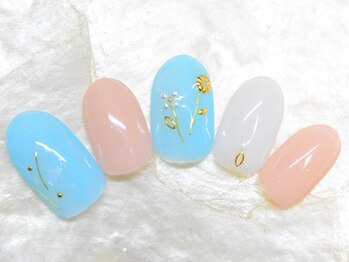 ブルーデイジー(Blue daisy)/定額アートコース★