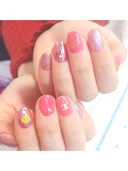 爪ソウシャイン(爪 SO SHINE)/ピンクネイル☆