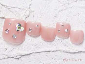 ネイルメゾン 池袋店(NAIL MAISON)/シースルーハート¥5980