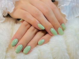 春のカラーネイル