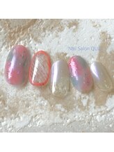 ネイルサロン クイル(QUILL)/4月タイダイ(3)