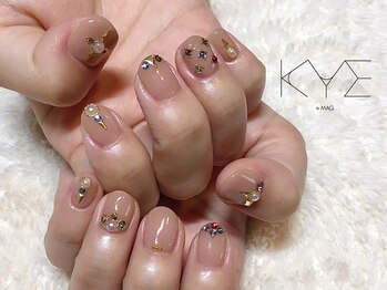 キーバイマグ(KYE by Mag)/ビジューネイル