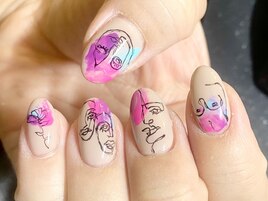 手描きアートネイル