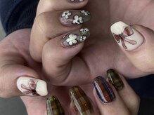 クレモアネイル 池袋西口店(CLEMORE NAIL)/個性派レトロネイル