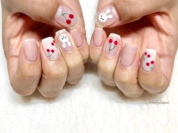 モフルール(Mofuleur)/うさちゃんとさくらんぼ