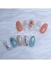 ハンドネイル☆オフ込☆定額ネイルコース【B】8500円リピーター様は+500円