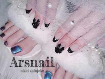 アルスネイル(Ars nail)/黒フレンチ