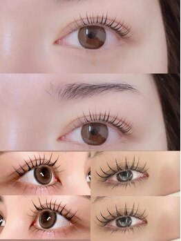 エツキネイル(悦木Nail)の写真/《好印象な目元はナチュラル上品がbest》ナチュラルなのにどこか華やかで存在感のある上品まつ毛へ♪