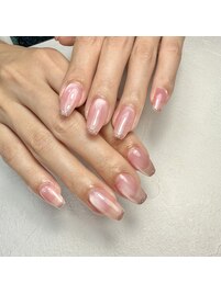 マグネット×ラメ