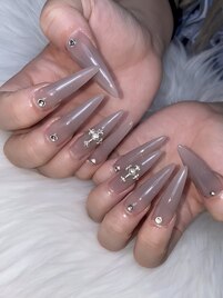 グレージュワンカラー