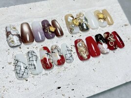 お正月ブライダル成人式ネイル