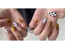 モーモー柄ネイル