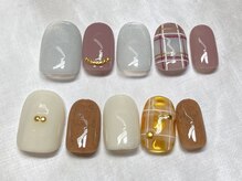 ネイル シンデレラ(Nail☆Cinderella)/60min◆チェックネイル