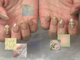 春ニュアンスネイル