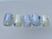 アイネイルズ 恵比寿店(I nails)/キラキラハイビスカス