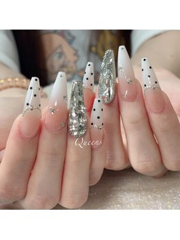 クイーンズビューティーサロン 新宿本店(Queen's beauty salon)/チップ長さ出し10本やり放題