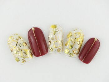 まつげアンドネイル ディアマンローズ(DIAMANT ROSE)/パーツミックスネイル90分6930円