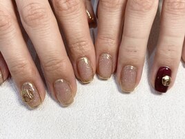 ニュアンスミラーネイル