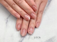 ネイルアトリエルカ(nail atelier LUCA)/M-181 大人可愛いハートネイル