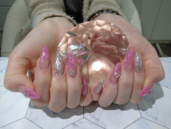 ネイルサロン グレイス(Grace)/【スカルプ】デカホロラメグラデ