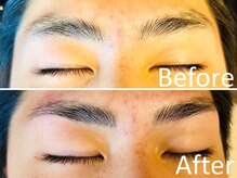 アディ アンド ブロウ 柏店(Adii & Brow)/Before/After [美眉/アイブロウ]