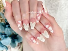 ネイルサロン ミント(Mint)/ガーリー♪ハートネイル♪