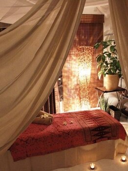 チャンティック(Cantik)の写真/アジアンリゾートを彷彿させる贅沢個室◎極上空間で”癒し”を体験♪ 周りを気にせず至福のひとときを。