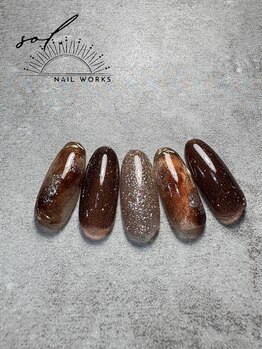 ソルネイルワークス(sol. nail works)/アートデザインL
