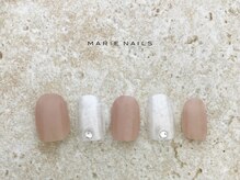 マリーネイルズ 表参道店(MARIE NAILS)/¥6600　オフィスネイル　1120a