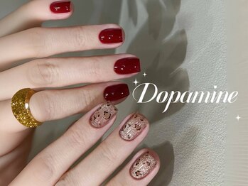 ドーパミンネイル 錦糸町(dopamine nail)の写真/キラキラ華やかネイルはお任せ★ワンホンデザイン系,韓国系デザインネイルなどパーツも豊富にご用意！
