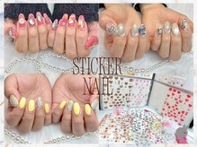 バニーラッシュ(Bunny Lash)/【ステッカーネイル/シール】