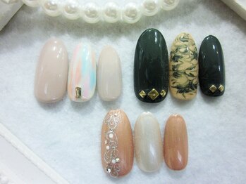 ネイルサロン 爪/秋冬ネイル