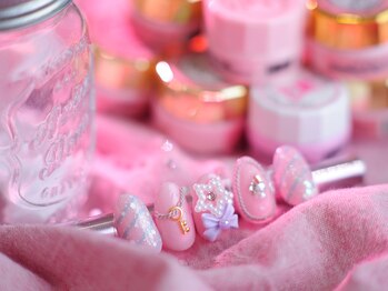 ネイルサロン パリスピンク(paris pink)/ガーリーネイル